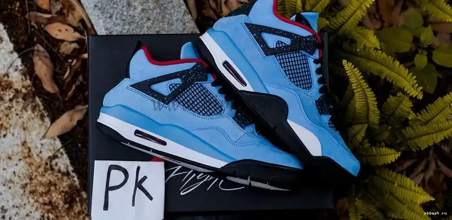 RETAIL Jordan Jack Retro TO READY SHIP Cactus MATERIALS 4 Travis PK5.0 Scott 0607